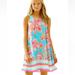 Lilly Pulitzer Dresses | Euc Lilly Pulitzer Wright Swing Dress Xs | Color: Blue/Pink | Size: Xs
