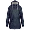 Regenjacke DEPROC ACTIVE "Friesennerz NEW ELLESMERE", Damen, Gr. 36/38 (M), blau (navy), Obermaterial: 100% Polyurethan;Futter: 100% Polyester, casual, figurumspielend, Langarm gerader Abschluss mit Druckknopf, Jacken, auch in Großen Größen erhältlich