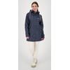 Regenjacke DEPROC ACTIVE "Friesennerz NEW ELLESMERE", Damen, Gr. 48 (XL), blau (navy), Obermaterial: 100% Polyurethan;Futter: 100% Polyester, casual, figurumspielend, Langarm gerader Abschluss mit Druckknopf, Jacken, auch in Großen Größen erhältlich