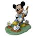 Disney Accents | Mickey Mouse With A Shovel Spring Gardening Bisque Porcelain Figurine By Disney | Color: Blue/Green | Size: Os