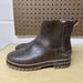 Madewell Shoes | Madewell Ivy Chelsea Boot Croc Embossed Leather Size 6 Brown | Color: Brown | Size: 6