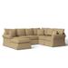 Multi Color Sectional - Birch Lane™ Bircham 3 - Piece Upholstered Sectional, Synthetic | 31 H x 117 W x 94 D in | Wayfair