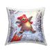 Stupell Industries Snow Angel Bear Smiling Winter Printed Throw Pillow Design By Pip Wilson Polyester/Polyfill blend | 18 H x 18 W x 7 D in | Wayfair