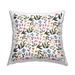 Stupell Industries Fun Floral Sprigs Pattern Printed Throw Pillow Design By Stephanie Dicks Polyester/Polyfill blend | 18 H x 18 W x 7 D in | Wayfair