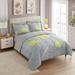 Winston Porter Hohman Reversible Comforter Set Polyester/Polyfill/Microfiber in Yellow | Twin Comforter + 4 Additional Pieces | Wayfair