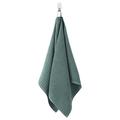 Ikea VÅGSJÖN hand towel, 50x100 cm, grey-turquoise