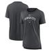 Women's Nike Heather Charcoal Kansas City Royals Authentic Collection Early Work Tri-Blend T-Shirt