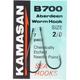 Kamasan B700 Aberdeen Worm Hooks - Size 4/0 Barbed