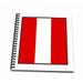 3dRose Photo Of Peru Flag Button - Memory Book 12 by 12-inch