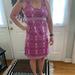 Athleta Dresses | Athleta Vyasa Yoga Burnout Dress | Color: Pink/Purple | Size: S