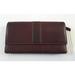 Coach Bags | Coach Leather Trifold Full Size Wallet Burgundy Pink | Color: Pink | Size: Os