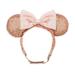 Disney Accessories | Disney Rose Gold Mouse Ears With Strap | Color: Gold | Size: Os