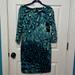 Jessica Simpson Dresses | Jessica Simpson Peacock Dress Women’s Size 8 | Color: Blue | Size: 8