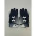 Under Armour Accessories | New Under Armour Men's Navy/Navy/White Spotlight Wr Football Gloves - Size Xl | Color: Black | Size: Xl