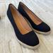 J. Crew Shoes | J Crew Espadrille Wedges Size 8.5 | Color: Black | Size: 8.5