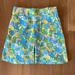 Lilly Pulitzer Shorts | Lilly Pulitzer Jungle Cat Bermuda Shorts - 6 | Color: Blue/Yellow | Size: 6