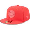 Men's New Era Red Pittsburgh Steelers Color Pack Brights 59FIFTY Fitted Hat