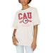 Women's Gameday Couture White Clark Atlanta University Panthers Get Goin' Oversized T-Shirt