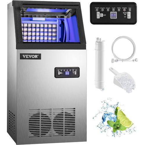 Kommerzielle Eiswürfel Maschine, 30kg, Kommerzieller Eiswürfelbereiter, Multifunktional, Perfekt