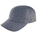 OCONI Seiden-Basecap, 62 cm - Jeansblau, Herren, aus Seide