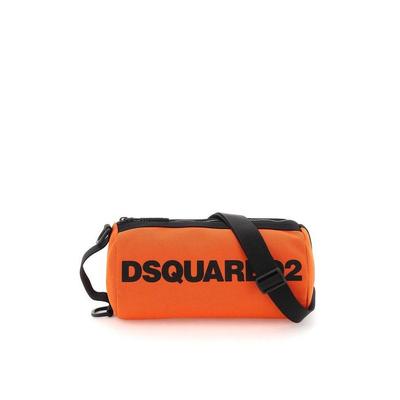 64th Tube Beauty Case - Orange - DSquared² Luggage