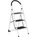 3 Step Ladder Folding Step Stool with Grips