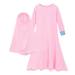 Fsqjgq Spring Dresses for Girls Toddler Baby Girl Clothes Baby Girls Ramadan Abaya with Hijab Full Length Robe Burka Maxi Little Kid Toddler Baby Girl Dresses Size 11 Pink