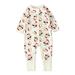 VerPetridure Baby Girl Rompers 12-18 Months Infant Baby Boys Girls Print Santa Claus Zipper Romper Jumpsuit