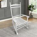 Cterwk Adult Rocking Chair White