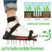 cheefull Lawn Aerator Shoes for Grass - Pre-Assembled Grass Aerator Shoes for Lawn - Soil Yard Aerator Tool for Aerating Patio Garden