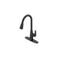 American Standard Colony Pro Pull Down Touchless Single Handle Kitchen Faucet in Black | 16.44 H in | Wayfair 7077380.243