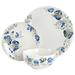 Gibson Home Fine Ceramic 12 Piece Dinnerware Set in Blue Floral in Blue/White | Wayfair 950119192M