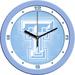 Sun Time NCAA Baby Blue 9.63" Wall Clock Glass/Plastic in Blue/White | 11.5 H x 11.5 W x 1.5 D in | Wayfair ST-CO3-TTR-BWCLOCK