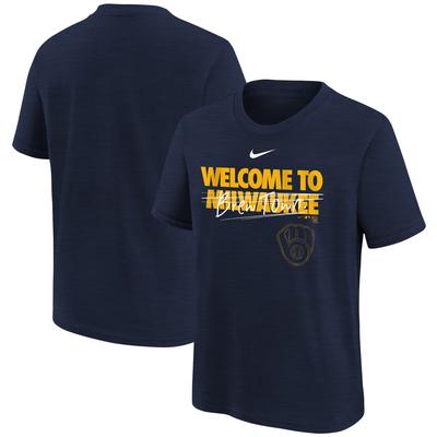 Milwaukee Brewers Nike Home Spin T-Shirt - Jugend Image
