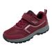 KaLI_store Walking Sneakers for Women Womens Walking Shoes Non-Slip Tennis Sneakers Mesh Running Shoes Red 6.5