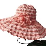 Sun Hat for Women Waterproof Wide Brim Bucket Hat Foldable Boonie Hat for Fishing Hiking Garden Safari Beach(M-58cm Orange)