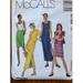 Vintage 1997 McCalls 8799 Side Button Dress Sewing Pattern Dress & Jacket Women s Size 18-20-22