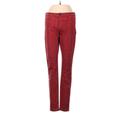 Hudson Jeans Jeggings - Low Rise Skinny Leg Denim: Red Bottoms - Women's Size 25 - Colored Wash