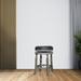Darby Home Co Kellson Fabric Parsons Chair Upholstered in Gray/Black | 24 H x 17 W x 17 D in | Wayfair 93DA9E89448F43CF916024DA6FCC3960