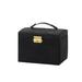 Hokku Designs Large Double Layer Jewelry Box Leather/Suede in Black | 4.72 H x 6.89 W x 5.31 D in | Wayfair 7A967C700B7D4DDAB7DC6F30F19780CE