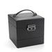 Hokku Designs Multi-Layer Jewelry Box Wood/Suede in Black | 4.92 H x 5.12 W x 5.12 D in | Wayfair 936E3EFE6B57497F8DDF429CC67E0486