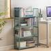 Hokku Designs Bonnameade Etagere Bookcase Wood in Green | 50 H x 35.43 W x 10.4 D in | Wayfair 1407DDDEAC504EA3AD75F734AFAE6C5D