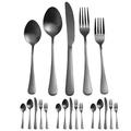 Red Barrel Studio® Stainless Steel Flatware Set Stainless Steel in Black | Wayfair BBAE2EF0F8F941D59C4CE1AF1F862CBC