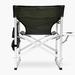 Arlmont & Co. Barbarese Folding Camping Chair Metal in Black/Green | 31.5 H x 23.2 W x 18.9 D in | Wayfair EA415FCE83604250B885325902642BC2