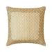 The HomeCentric Decorative Beige 24 x24 (60x60 cm) Throw Pillow Cases Jacquard Beade Embroidery & Mosaic Throw Pillows For Sofa Abstract Pattern Modern Style - Mosaic Mood Beige