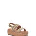 Lucky Brand Jadiel Chunky Cork Sandal - Women's Accessories Shoes Sandals in Rust Brown, Size 7