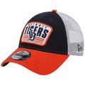 Men's New Era Navy Detroit Tigers Two-Tone Patch 9FORTY Snapback Hat