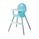 Multifunction Chair for Baby, Folding High Chair, Baby Dining Chair, 3-in-1 High Chair, Portable Toddler Feeding Highchair (Color : Blue)