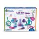 Learning Resources Primary Science Lab Set for Kids (Pink), Kids Science Experiment Kit with 10 Experiments, Preschool STEM Toys, Beakers, Magnifying Glass for Kids, Funnel, Pipette, Ages 3+