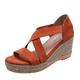 CEWIFO arch fit sandals women Sandals for Women Dressy Summer summer shoes mens sandals size 10 Flip Flops for Women with Arch Support ladies sandals size 7 uk womens wedge sandals 4.5 Orange